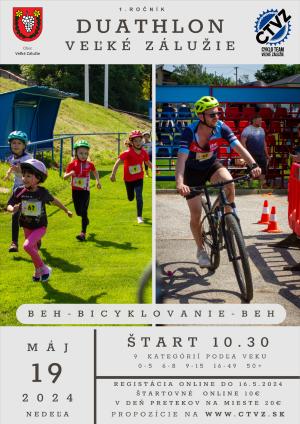 DUATLON Veľké Zálužie – 1. ročník 1